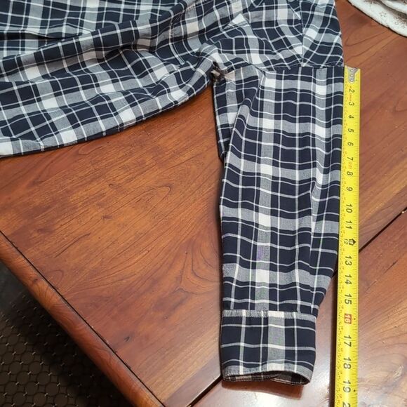 Alex Mill Plaid Popover Tunic Top Sz M - Picture 9 of 10